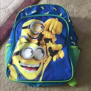 minion backpack and lunchbox